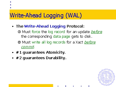 Write-ahead logging explained